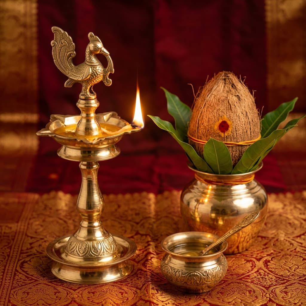 దీపాలు & పూజా పాత్రలు